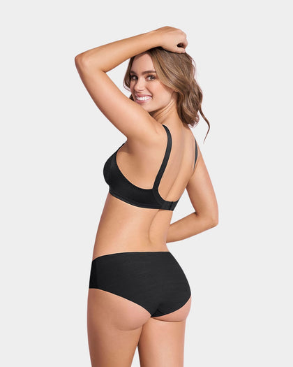 Brasier clásico sin varilla con copas en encaje