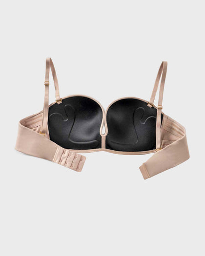 Brasier strapless antigravedad de realce alto sin varilla