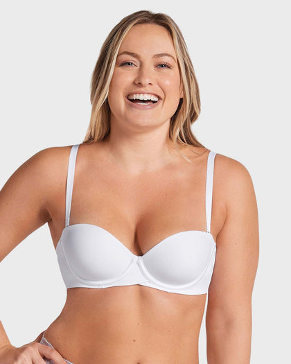 Brasier strapless de doble realce