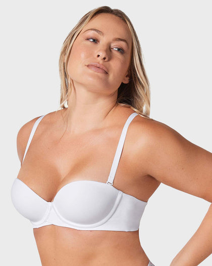 Brasier strapless de doble realce