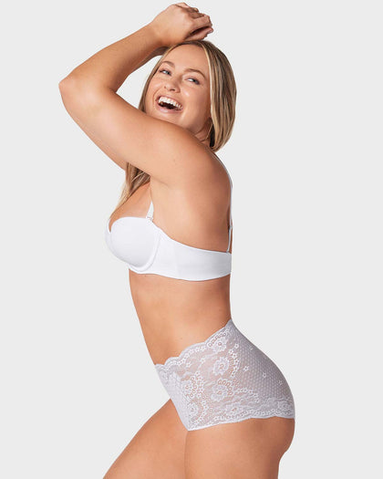 Brasier strapless de doble realce