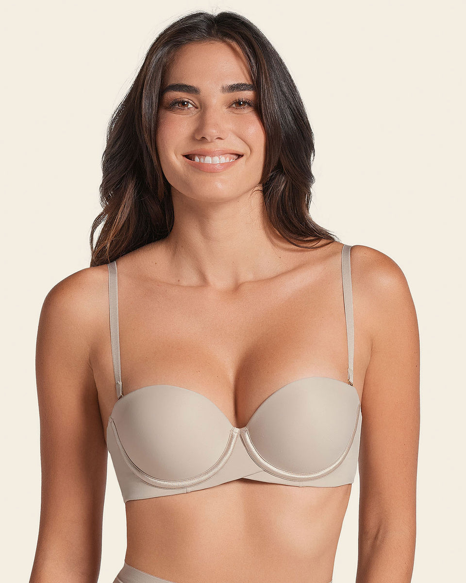 Lencería Bra Strapless Para Busto Grande La Talla De Brasier 32b