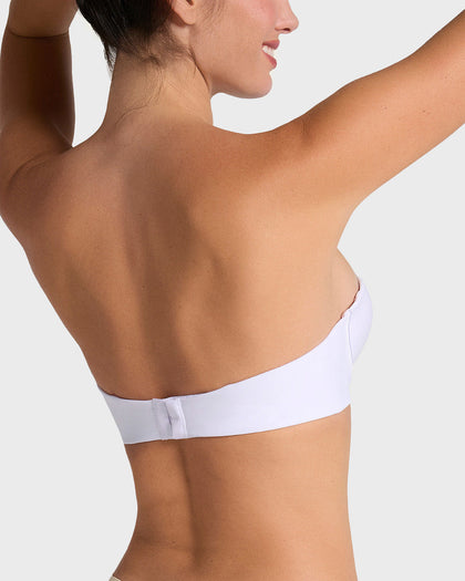 Brasier strapless Magic Up de doble realce que aumenta dos tallas de copa#color_000-blanco