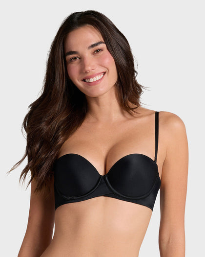 Brasier strapless Magic Up de doble realce que aumenta dos tallas de copa#color_700-negro