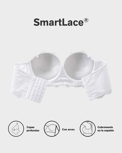 Brasier balconet de realce alto con máximo cubrimiento de espalda Special Fit#color_000-blanco