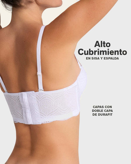 Brasier balconet de realce alto con máximo cubrimiento de espalda Special Fit#color_000-blanco