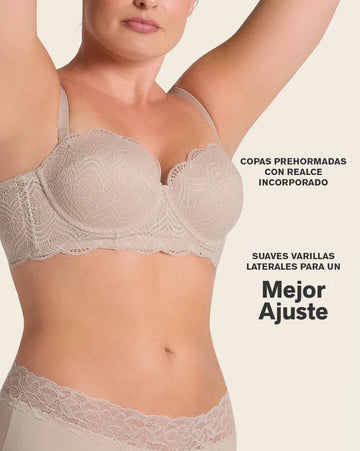 Brasier balconet de realce alto con máximo cubrimiento de espalda Special Fit#color_802-cafe-claro