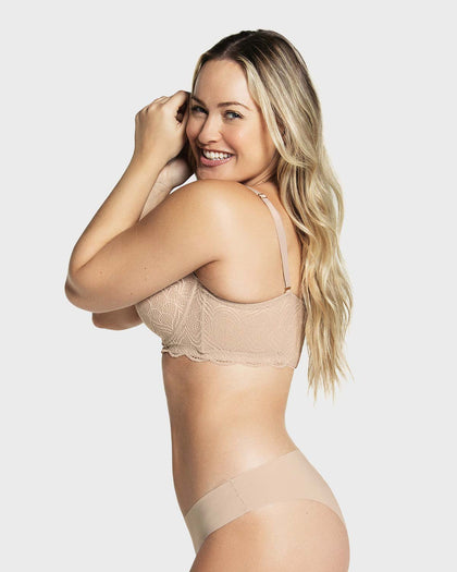 Brasier balconet de realce alto con máximo cubrimiento de espalda Special Fit