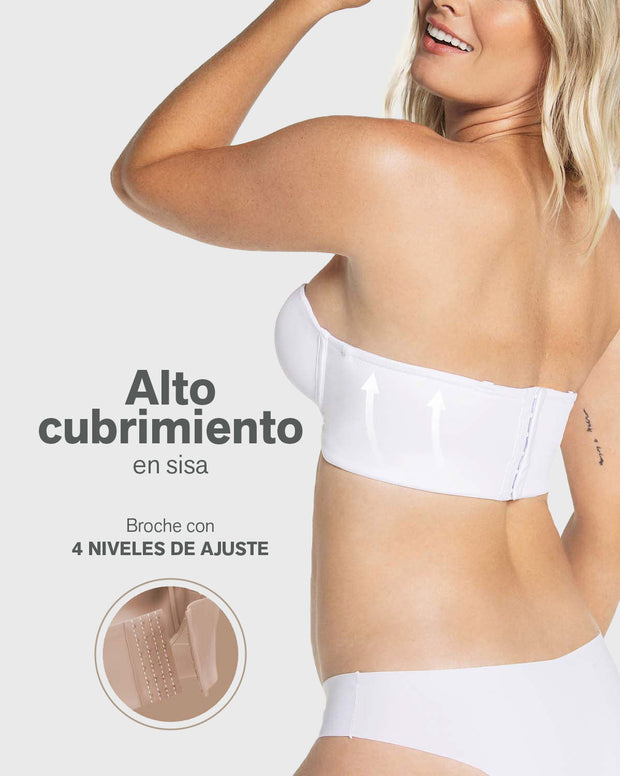 Strapless bustier 360° de perfección