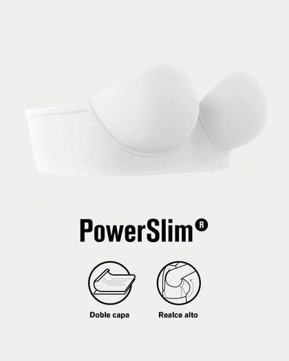 Brasier Strapless de Espalda Ancha, Buen Soporte