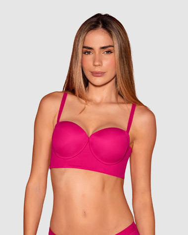 Brasier strapless 360° de perfección#color_478-fucsia