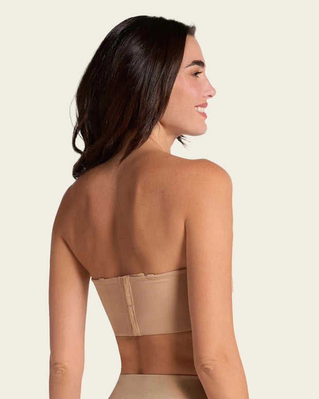 Brasier Strapless de Espalda Ancha, Buen Soporte