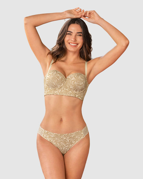 Brasier strapless 360° de perfección#color_a70-estampado-dorado