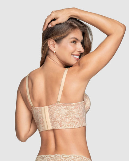 Brasier Strapless de Espalda Ancha, Buen Soporte#color_b96-estampado-piton