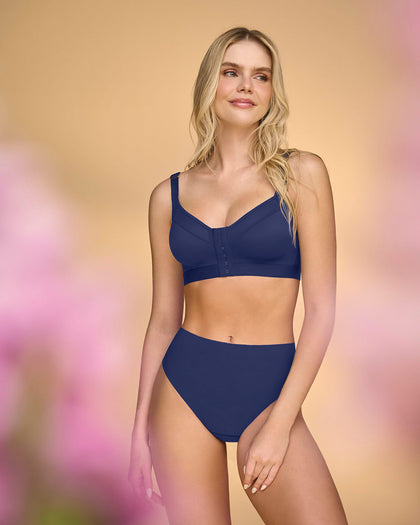 Brasier facilitador de postura con copas en espuma Multi/Benefit#color_536-azul-oscuro