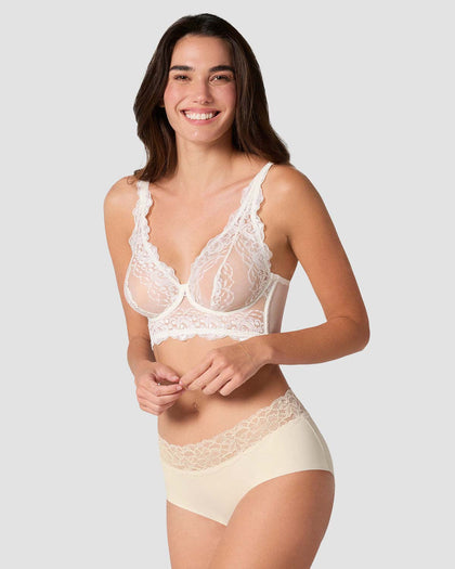 Brasier tipo bralette en encaje y transparencias#color_253-perla