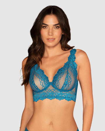 Brasier tipo bralette en encaje y transparencias#color_594-azul-oscuro