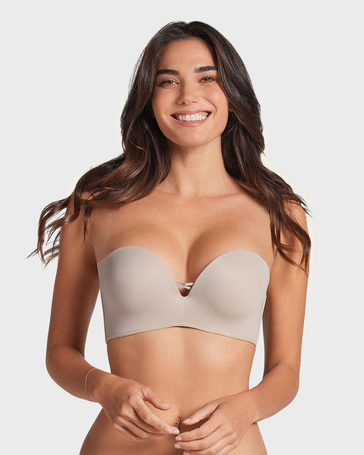 Brasier wow de triple realce ideal como strapless