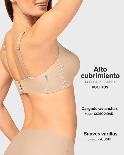 Brasier brastop con buen cubrimiento de sisa y espalda#color_802-cafe-claro