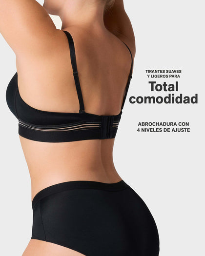 Brasier ultracómodo sin varillas ni estructuras internas