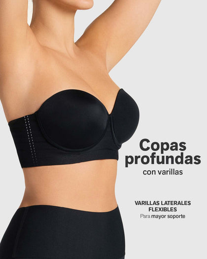 Brasier tipo bustier support strapless#color_700-negro