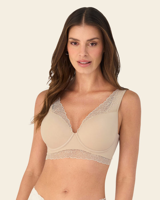 Brasier de gran cubrimiento Deep Coverage Bra#color_802-cafe-claro