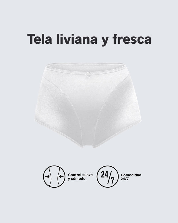 Panty clásico tiro alto de control de abdomen