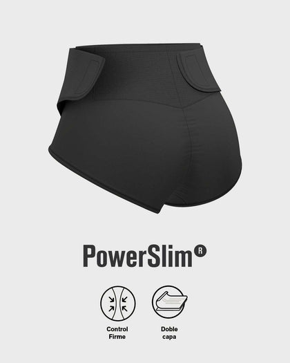 Faja pantalón postparto de compresión fuerte#color_700-negro
