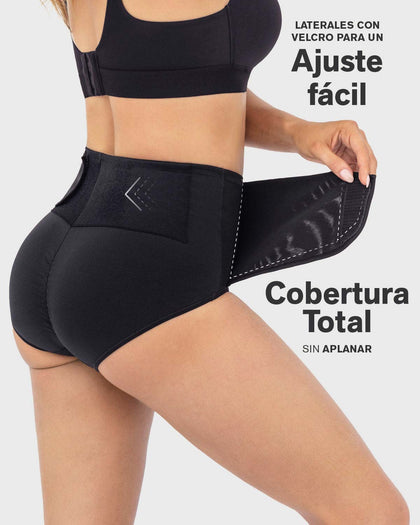 Faja pantalón postparto de compresión fuerte#color_700-negro
