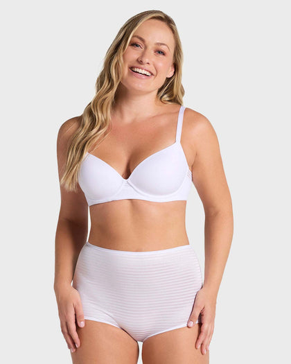 Panty clásico con máximo cubrimiento#color_000-blanco