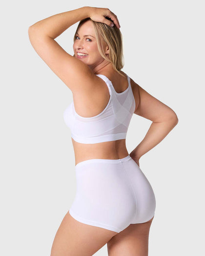 Panty tipo bóxer de ajuste perfecto#color_000-blanco