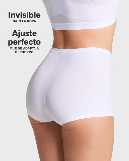 Panty tipo bóxer de ajuste perfecto#color_000-blanco