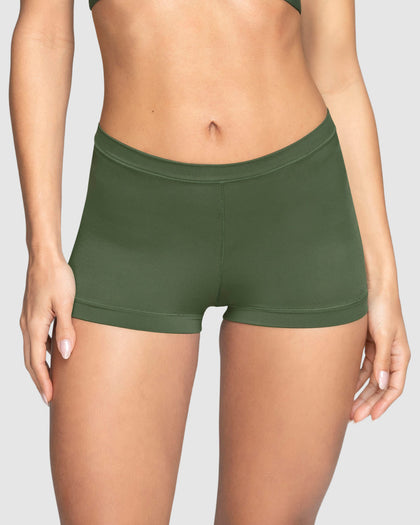 Panty tipo bóxer de ajuste perfecto#color_610-verde-militar