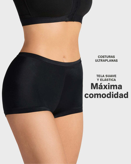 Panty tipo bóxer de ajuste perfecto#color_700-negro