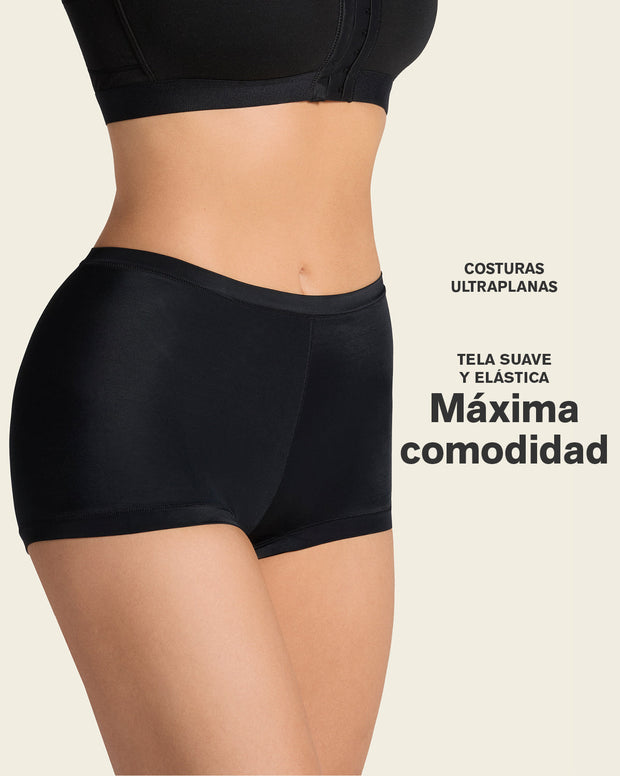 Panty tipo bóxer de ajuste perfecto