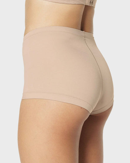Panty tipo bóxer de ajuste perfecto#color_802-cafe-claro