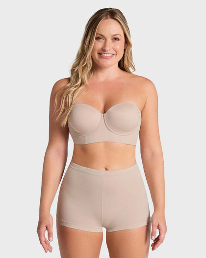 Panty tipo bóxer de ajuste perfecto#color_802-cafe-claro