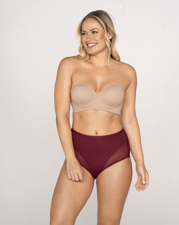 Panty clásico invisible con tul