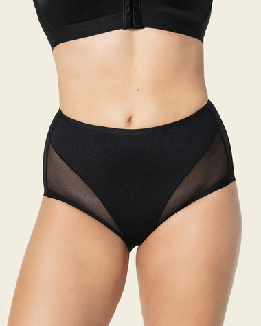 Panty clásico invisible con tul#color_700-negro