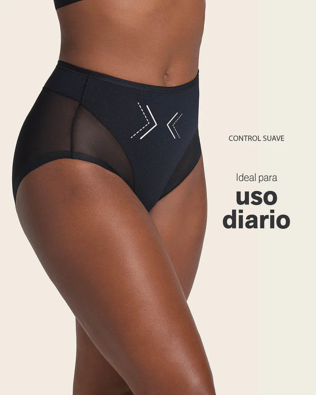 Paquete x 2 panty clásico invisible con tul