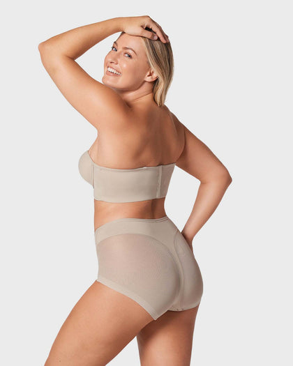 Panty clásico invisible con tul