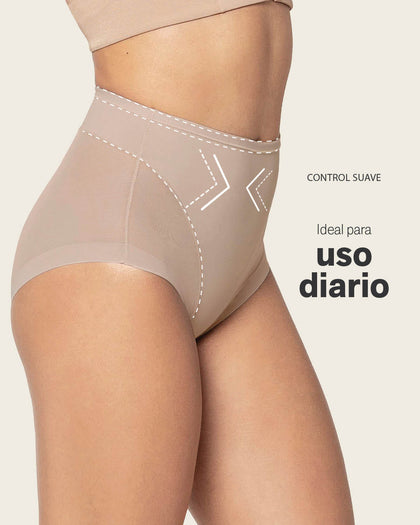 Panty clásico invisible con tul#color_220-vino