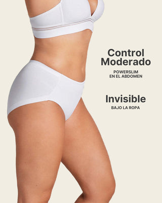 Panty de compresión fuerte con termofusionado#color_000-blanco