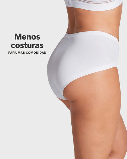 Panty de compresión fuerte con termofusionado#color_000-blanco