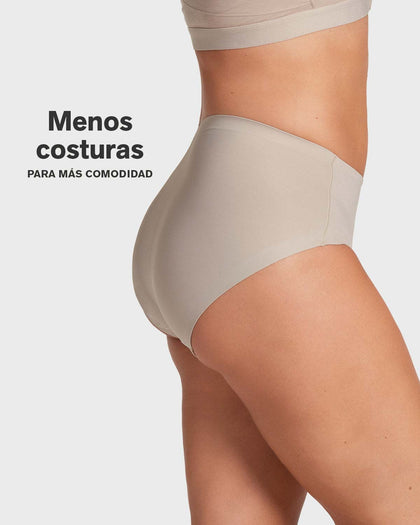 Panty de compresión fuerte con termofusionado#color_802-cafe-claro