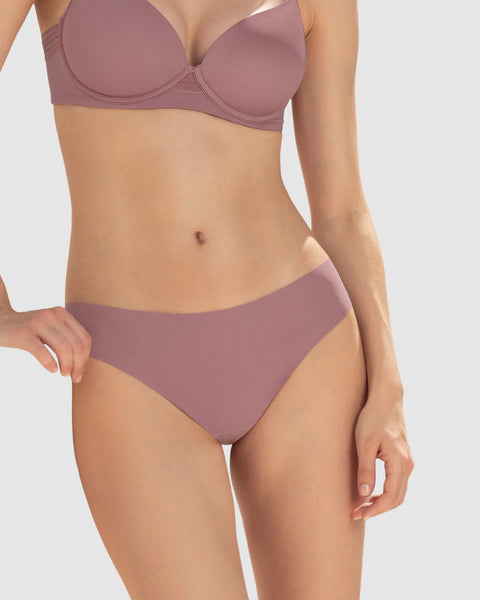 Panty brasilera invisible ultraplano sin elásticos y de pocas costuras#color_180-rosa