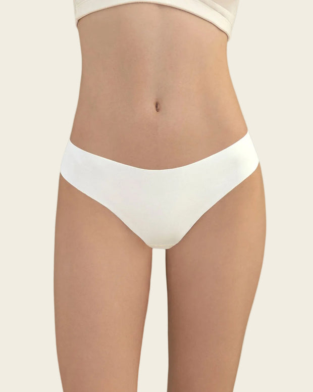 Panty brasilera invisible ultraplano sin elásticos y de pocas costuras