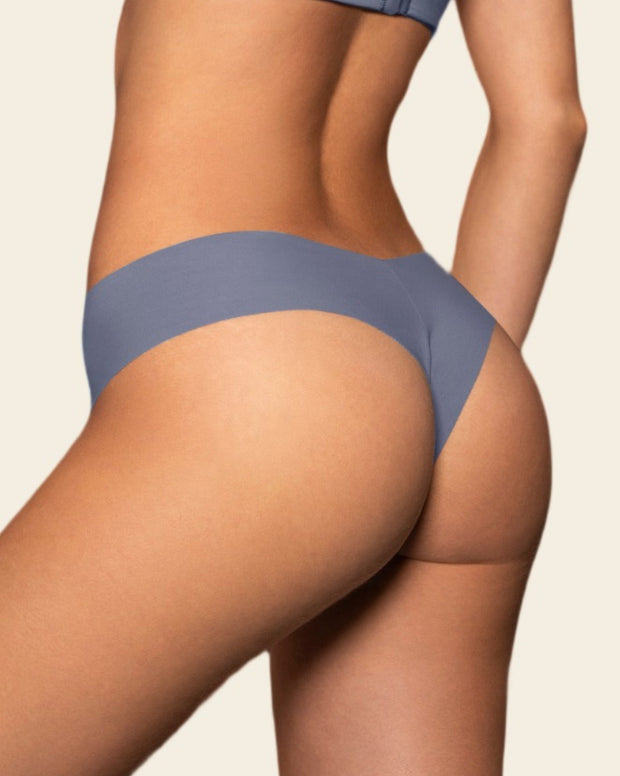 Panty brasilera invisible ultraplano sin elásticos y de pocas costuras