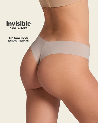 Panty brasilera invisible ultraplano sin elásticos y de pocas costuras#color_b73-estampado-textura