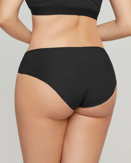 Panty hípster invisible ultraplano sin elásticos y de pocas costuras